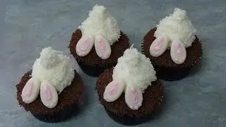bunny tail cupcakes