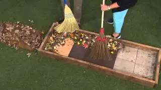 Ultimate Innovations Outdoor Coconut Palms Garden Broom on QVC