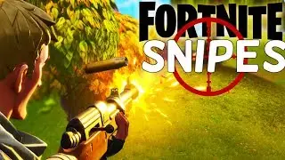 Fortnite battle Royale - Insane Snipes (Not really) (Funny)