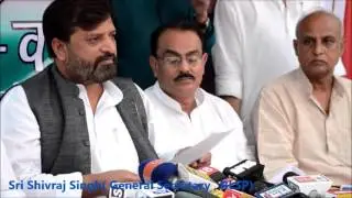 RLSP Press Conference (21-09-15) List Of 17 Candidate by Sri Shivraj Singh