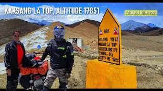 Extreme tough mountain pass of Ladakh | Kaksang La Top | Ladakh Ride 2023