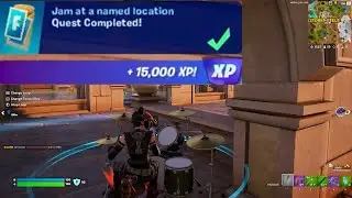 Jam at a named location Fortnite