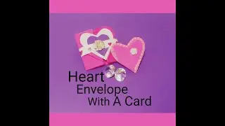 Heart Shape Envelope # Simple Mini Card Idea