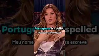 VOC&Ecirc; CONSEGUE ENTENDER O QUE A GISELE B&Uuml;NDCHEN FALOU EM INGL&Ecirc;S? #auladeinglesonline #estudaringles