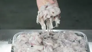 Sizing and cleaning machine for fish slices