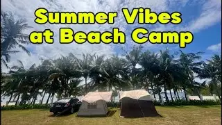Camping at The Beach Camp at Lian