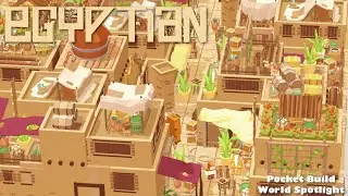 Egyptian, a Near Perfect Ancient City Build | Pocket Build World Spotlight