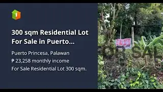 300 sqm Residential Lot For Sale in Puerto Princesa Palawan