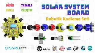 Solar System Board , Hall Effect (Mıknatıs) ile - Role kontrol Uygulaması (Mblock)