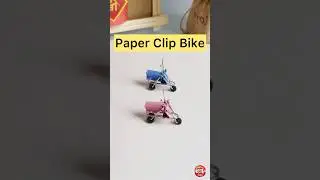 Unleash Creativity: DIY Toy Bike Made from Paper Clips for Kids! 🚲✨ KidiesTime7 Easy Craft for Kids