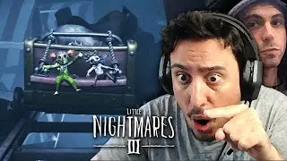 MONTA&Ntilde;A RUSA DEL TERROR | Little Nightmares 3 #6 | Vegetta y Fargan