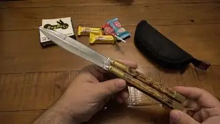ТОРГОВЛЯ НОЖАМИ: Ручка Hinderer EDC и двухсторонний нож FHM Balisong...