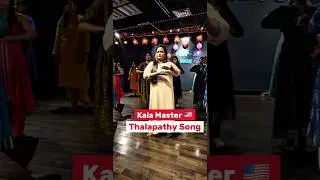 Kala Master Thalapathy Song 🇺🇸🥳 #dance #tamilsong