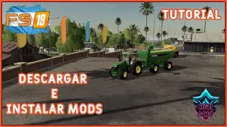 Tutorial FS19  Para  descargar e Instalar mods + Dato para el multijugador #farmingsimulator #fs19
