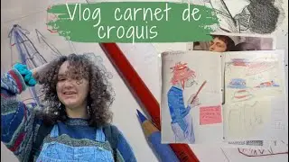 Carnet de Croquis, Dessin d’observation - VLOG - Devoir en STD2A