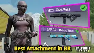AK117 Black Rose and JAK-12 Making Waves Best Attachment in BR | Roze Rook Gameplay in BR CODM