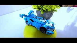 Assembling LEGO Supper Car &ndash; Step-by-Step Build ASMR #asmr #automobile #toycar #tinygarageasmr!