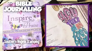 Fun Friday Stamping.. Bible Art Journaling (Job 13:27)