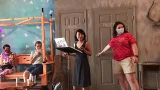 Artist talk for the bathroom art installation by Mayuko Fujino at HiLo (Catskill, NY)