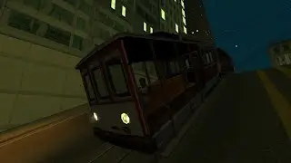 GTA San andreas | Driving the tram