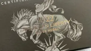 US Mint Unboxing - 2022 AMERICAN LIBERTY SILVER MEDAL #usmint #silver #liberty
