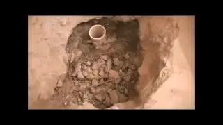 Бетонный фундаментный слив для душа