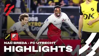 NOAH OHIO Matchwinner voor FC Utrecht op Avondje NAC! 🔥 | HIGHLIGHTS