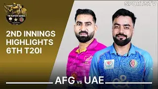 2nd Innings Highlights | Afghanistan vs UAE | T20I Tri Nation Series 2025 | Match 6 | ECB | M3Q1K