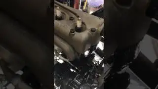 First run on new model t engine with scat crank and Z head