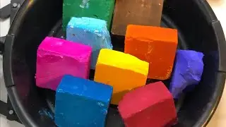 Soft Melting Dusty Muticolours OG BSN Chalk Crush Compilations🍮@niacrunchasmr8 #asmrchalk #sleepaid 