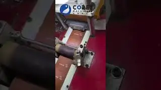 Automatic Leather Label Machine
