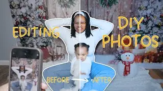 Рождественская фотосессия своими руками 2025 года 🎄 | Доступное оборудование + пошаговое руководс...