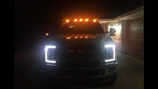 How to install the iJDMTOY's LED Cab Roof Marker Light Kit Compatible With 2017-up Ford F250 F350