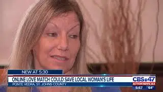 Couple's online love story, a life-saving match