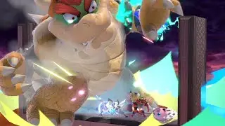 Giant Bowser vs Team Pokemon  - Super Smash Bros Ultimate