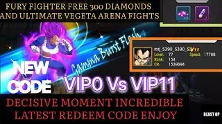 Free Diamonds New Gift Code Legendary Warriors: Transformation - Fury Fighter 8 December Code