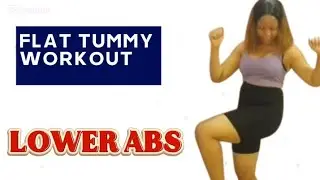 Standing lower abs workout/simple exercise to loose belly fat at home  no equipment 