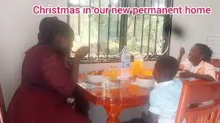 About our first Christmas in our brand new permanent home. 