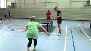 stoni vs Philipp Greiner 1 Zeckern Tischtennis Mixed Turnier 20150801 6