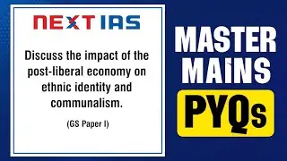 #3  Master Mains PYQs | MMPYQ GS Paper 1 Society | UPSC Answer Writing