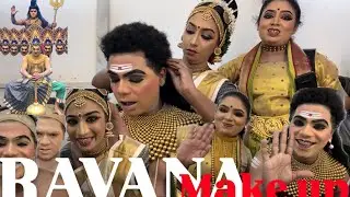 ramayana fusion😂😂 #dancemakeup #classicaldance dance#keralaturisam #ramayana #ravana 