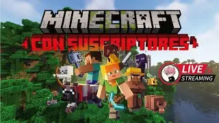 Minecraft con seguidores 🗿🔥 Entra al directo y divi&eacute;rtete - Retos y donaciones 😎