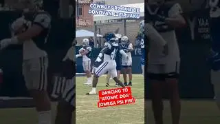 DONOVAN EZEIRUAKU ✭ #COWBOYS ROOKIE DE DANCING TO &ldquo;ATOMIC DOG&rdquo; AT #TRAINING CAMP! 🎶 Groovin 👀 #NFL