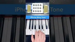 iPhone Ring Tone Piano Tutorial 📱🤪 #shorts