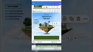 Create real estate instagram post design #realestate #canva #demo