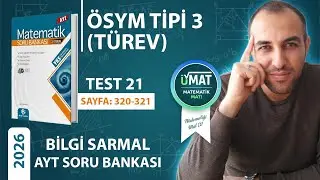 2026 BİLGİ SARMAL AYT MATEMATİK TÜREV TEST 21(ÖSYM TİPİ 3)