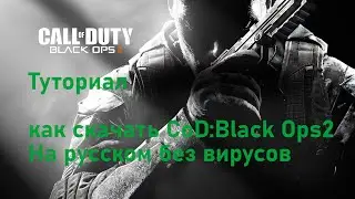 Туториал как скачать Call of Duty:Black Ops 2 (Без вирусов и на русском)