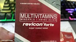 Label Reading- Revicon Forte ,What are the vitamins minerals in the Revicon Forte tablet? #unilab