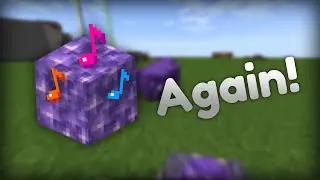 Making music with amethyst in Minecraft (Again)