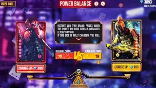 I GOT RED HEART & BLACK SPADE BUNDLE POWER BALANCE EVENT || FREE FIRE NEW EVENT FULL DETAILED REVIEW